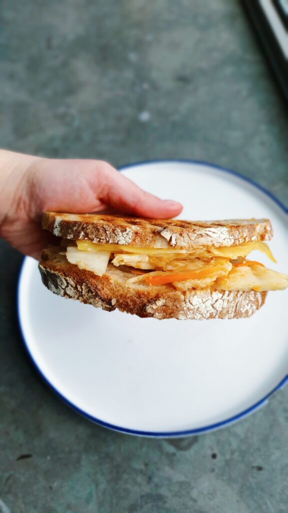 kimchi toastie recipe